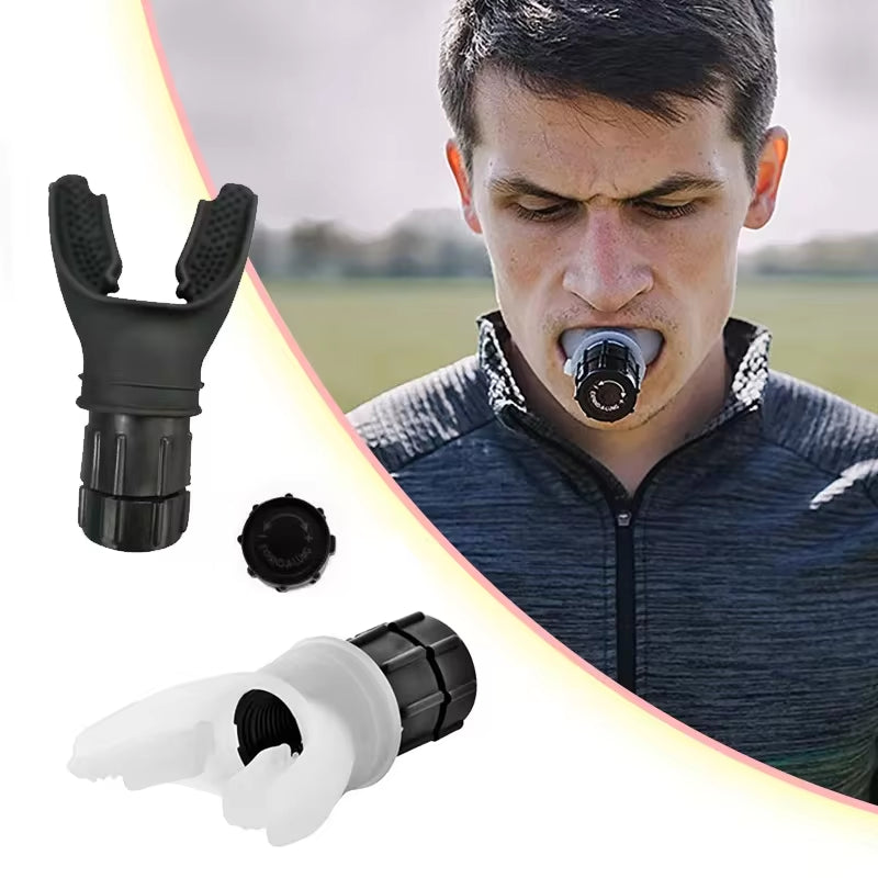 Sports Breathing Trainer Exercise Lung Face Mouthpiece Respirator